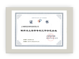 上海市專利工作示范企業(yè)